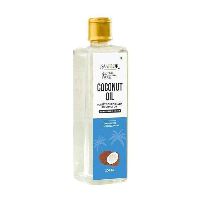 Saacoor Premium Purest Cold Pressed Coconut Oil 500ml