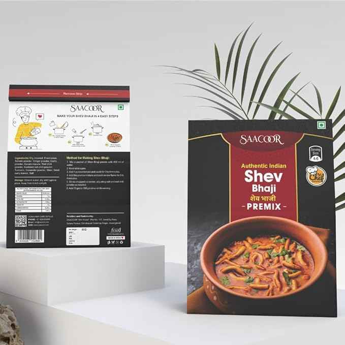 Saacoor Shev Bhaji Masala - 50g Pouch (Pack Of 2)