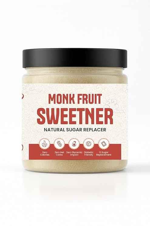 Saacoor Monk Sugar | Natural Monk Fruit Sweetener 250g
