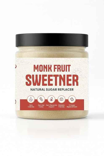 Saacoor Monk Sugar | Natural Monk Fruit Sweetener 250g