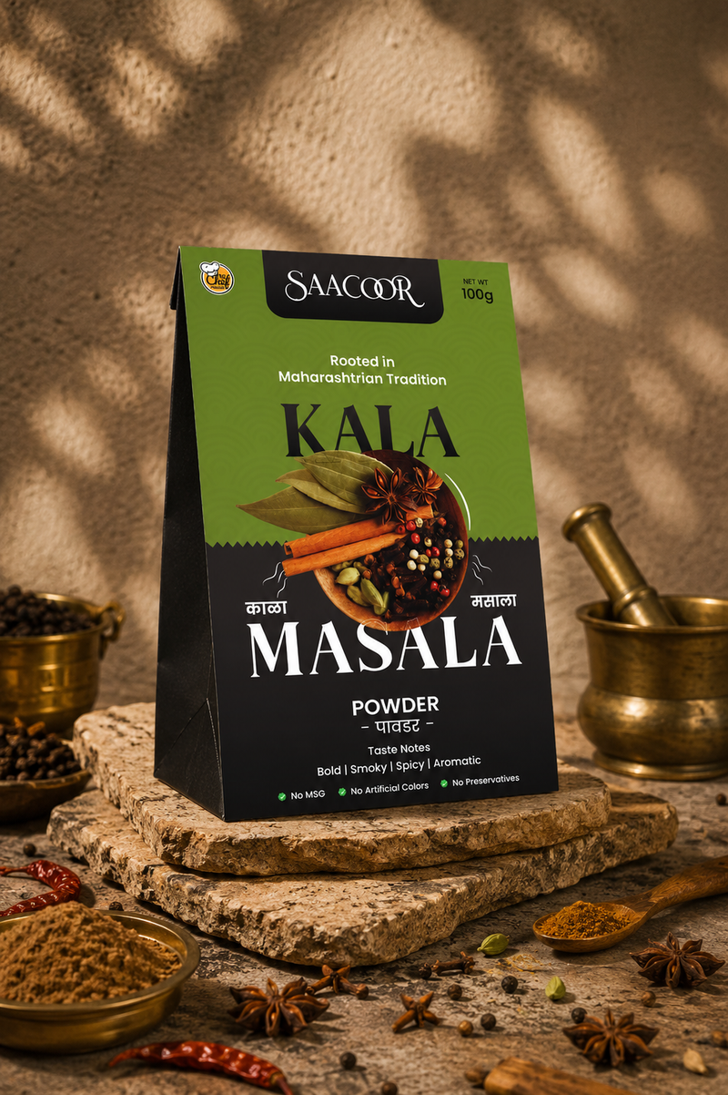 Cooking instructions for Saacoor Kala Masala Powder