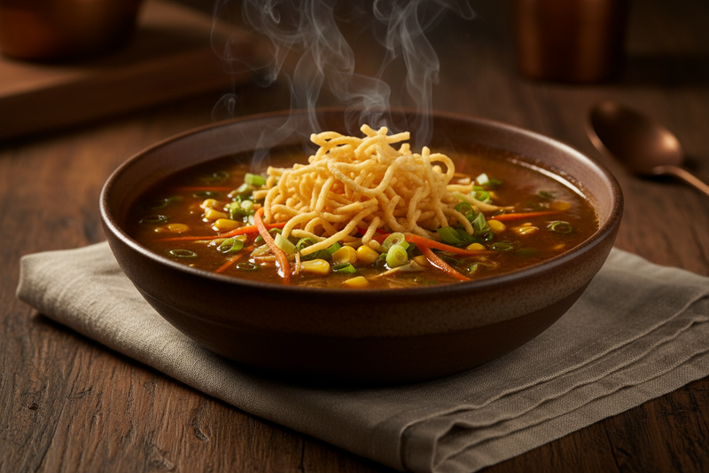Classic Restaurant-Style Manchow Soup