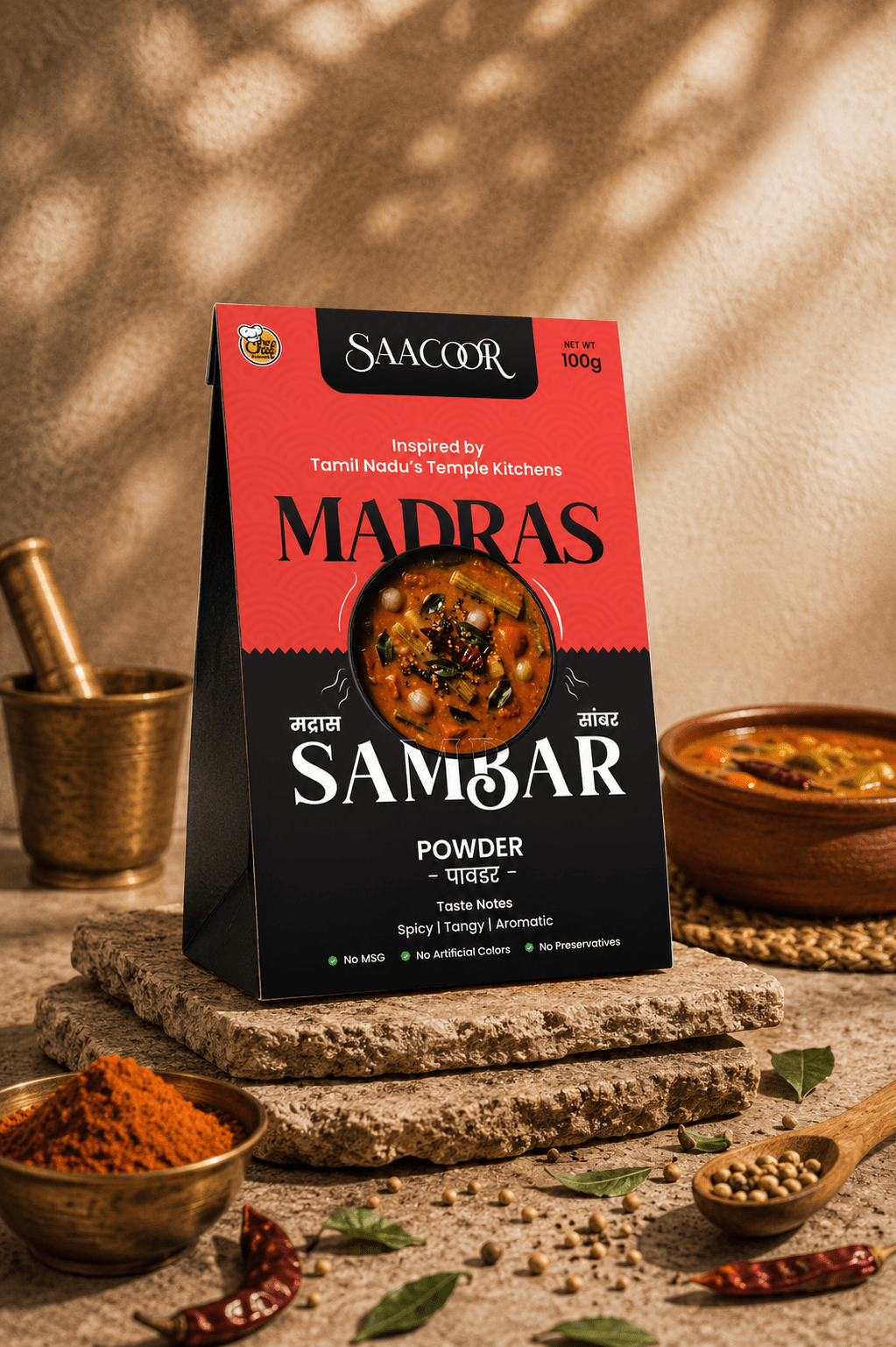 Saacoor Madras Sambar Powder - Saacoor