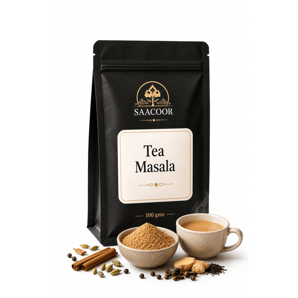 Saacoor Tea Masala - Bulk Refill Pack 100gm